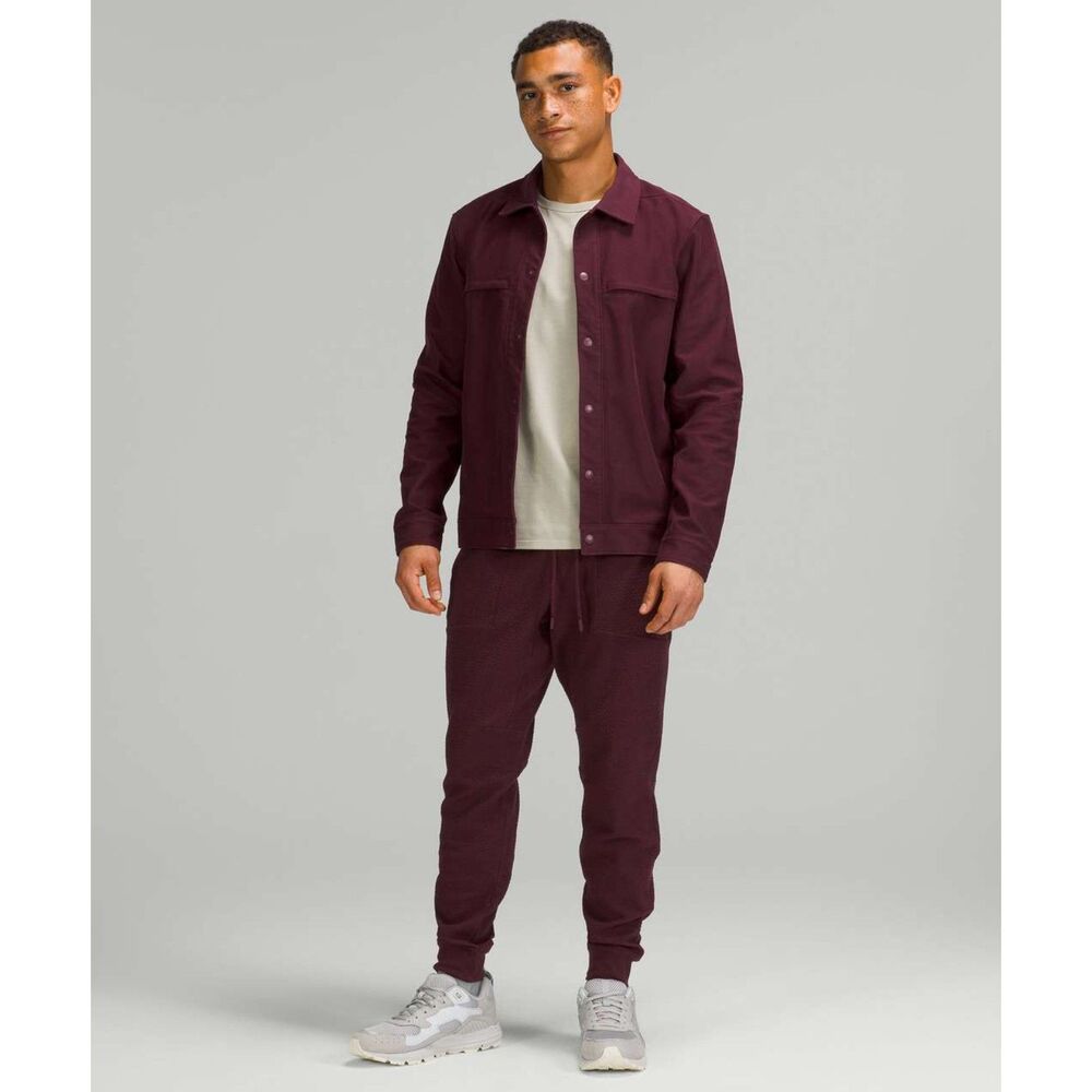 Lululemon At Ease Jogger in "Heathered Cassis" Plum/Purple Men's Size XL